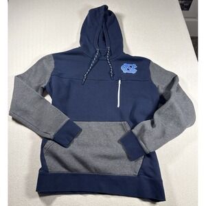 Nike Color Block Fleece Hoody College Navy UNC Style M31983D Size XL - Flaw